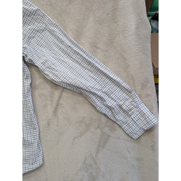 Gap Standard Fit Button-Up Shirt Men's Size M White Striped Long Sleeve Cotton - Picture 13 of 16